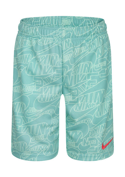 Nike® Boys 4-7 Dri Fit Allover Print Shorts