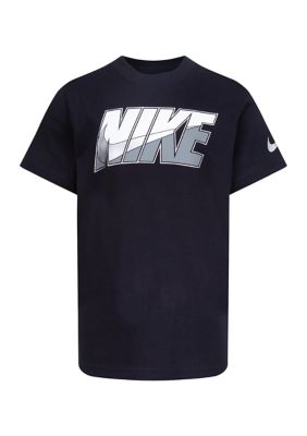 Nike – Vit t-shirt med dubbel logga