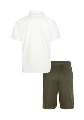 Boys 4-7 Dri Fit Polo Shirt and Shorts Set