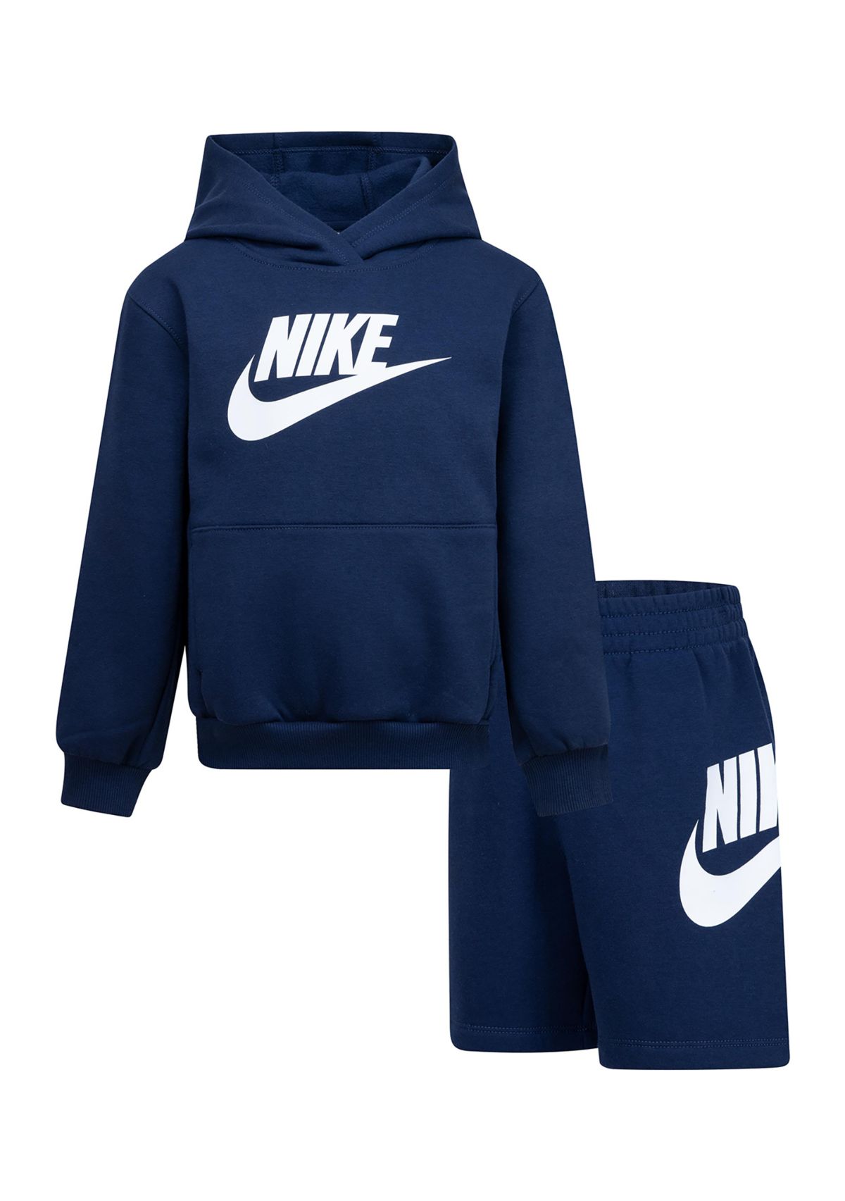 Boys 4-7 Graphic Hoodie and Logo Shorts Set