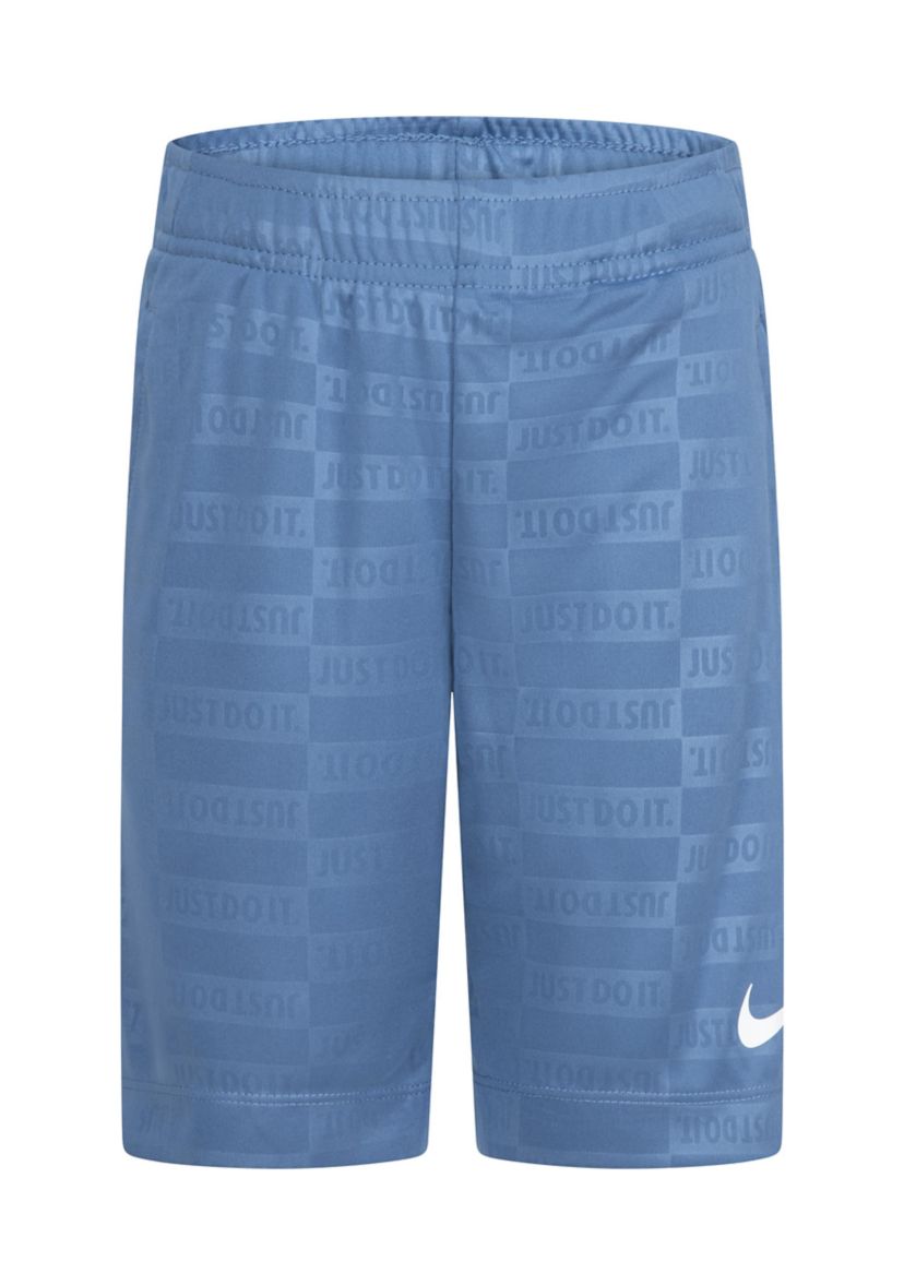 Baby Boys Interlock Printed Shorts