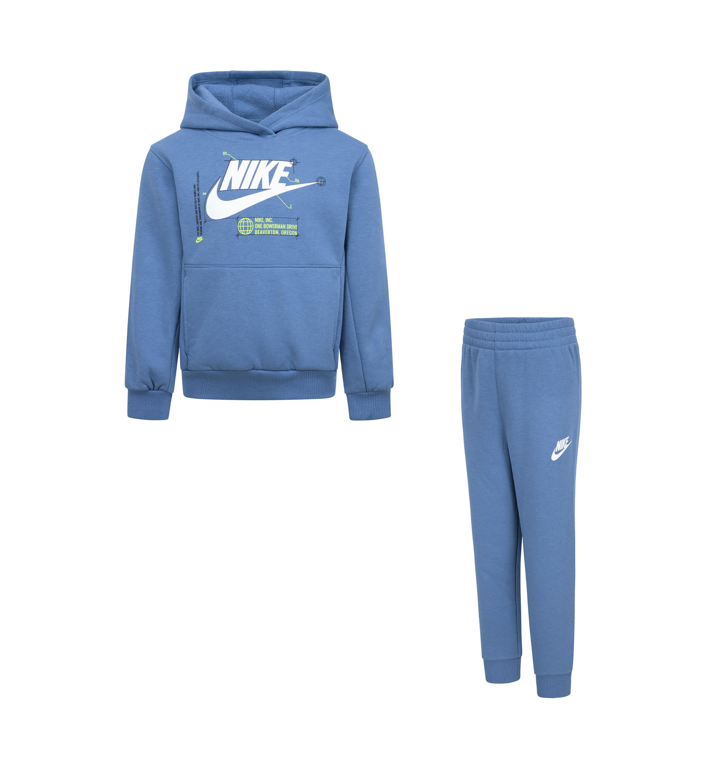 Boys 4-7 Big Logo Graphic Hoodie and Fleece Joggers Set