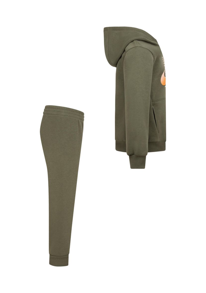 Boys 4-7 Big Logo Graphic Hoodie and Fleece Joggers Set