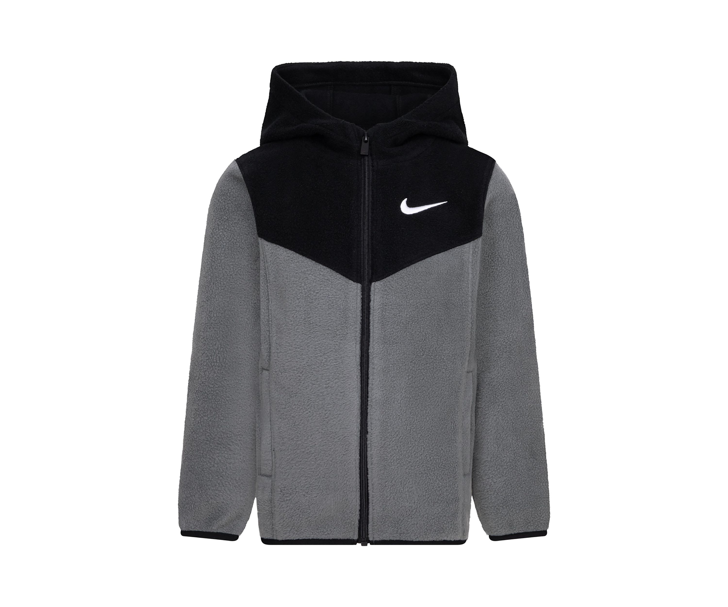 Boys 4-7 Color Blocked Fleece Coat