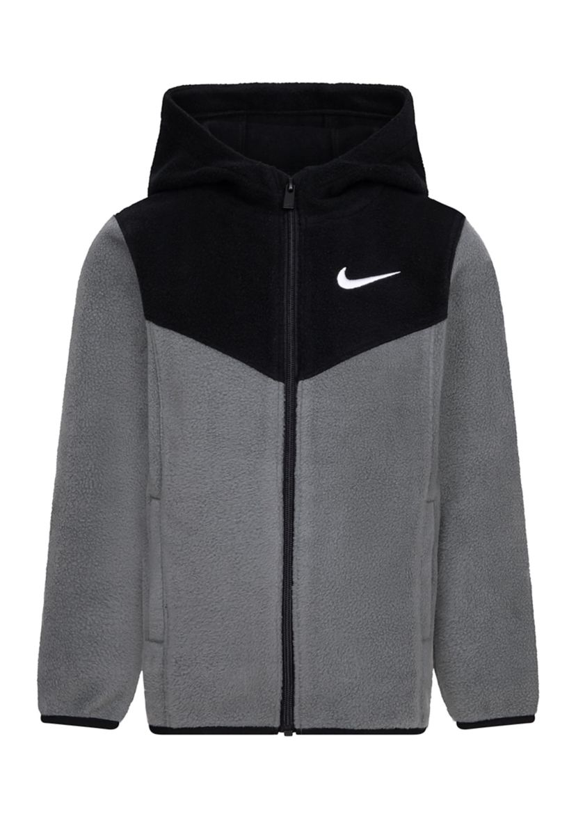 Boys 4-7 Color Blocked Fleece Coat