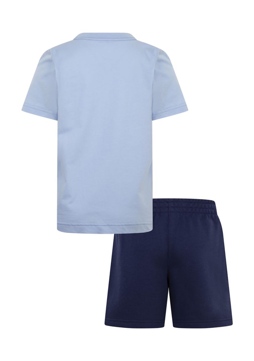 Boys 4-7 Jersey Box Logo Graphic T-Shirt and Shorts Set