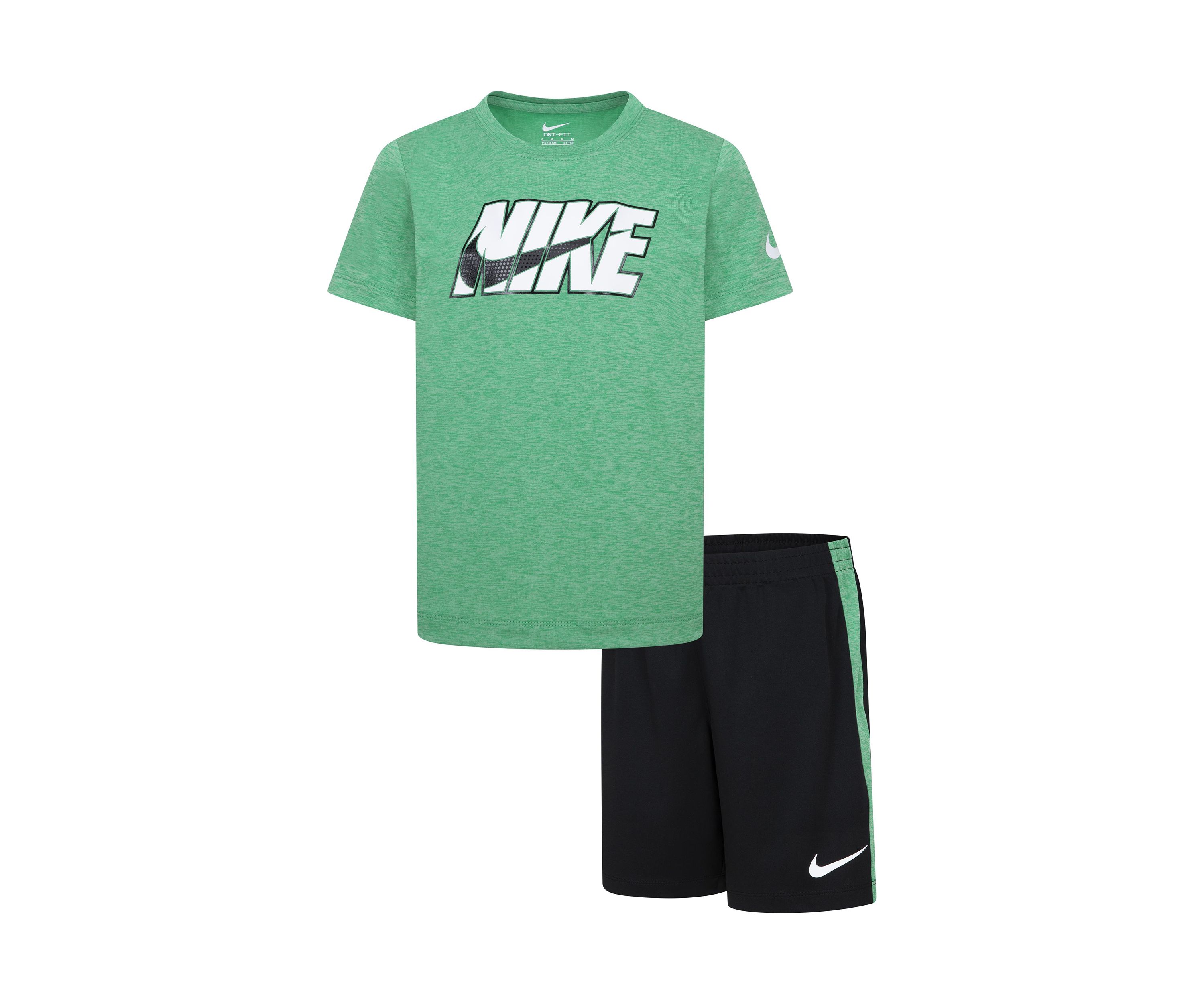 Boys 4-7 Dri Fit Interlock Shorts Set