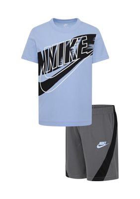 Nike Boys 4-7 Jersey Big Logo Graphic T-Shirt and Shorts Set