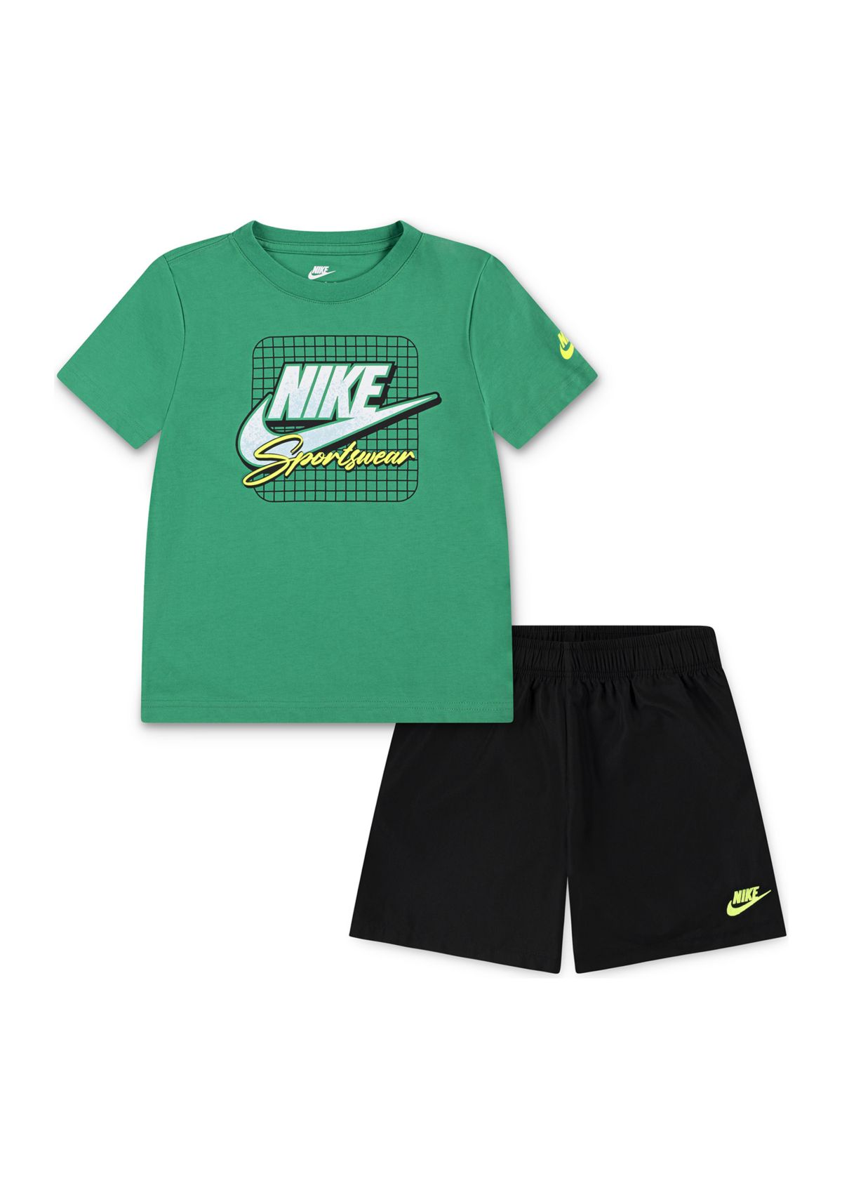 Boys 4-7 Swoosh Graphic T-Shirt and Shorts Set