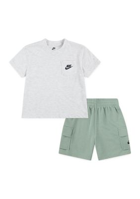 Nike Boys 4-7 Pocket T-Shirt and Shorts Set