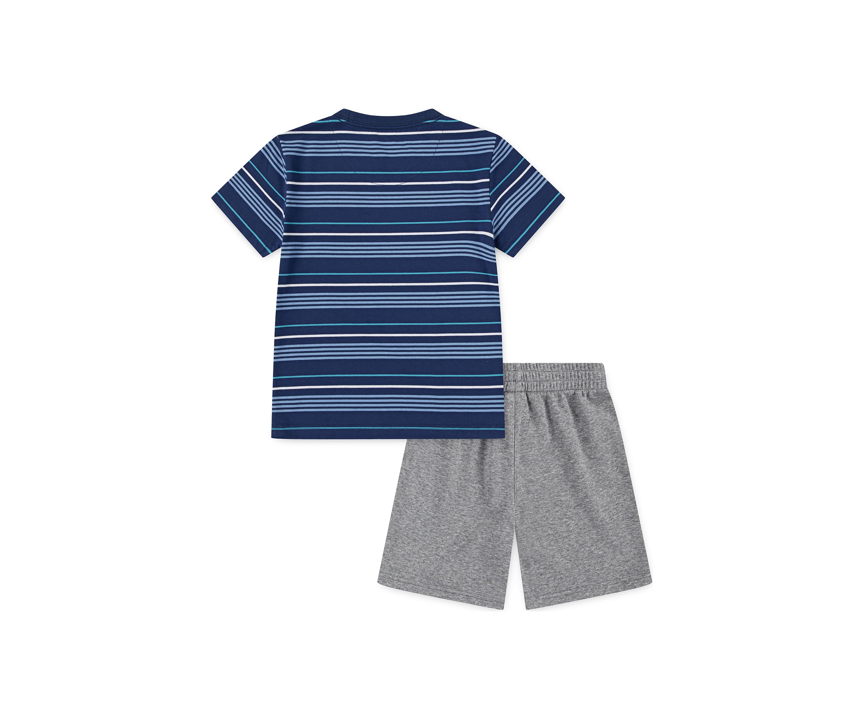 Boys 4-7 Striped T-Shirt and Shorts Set