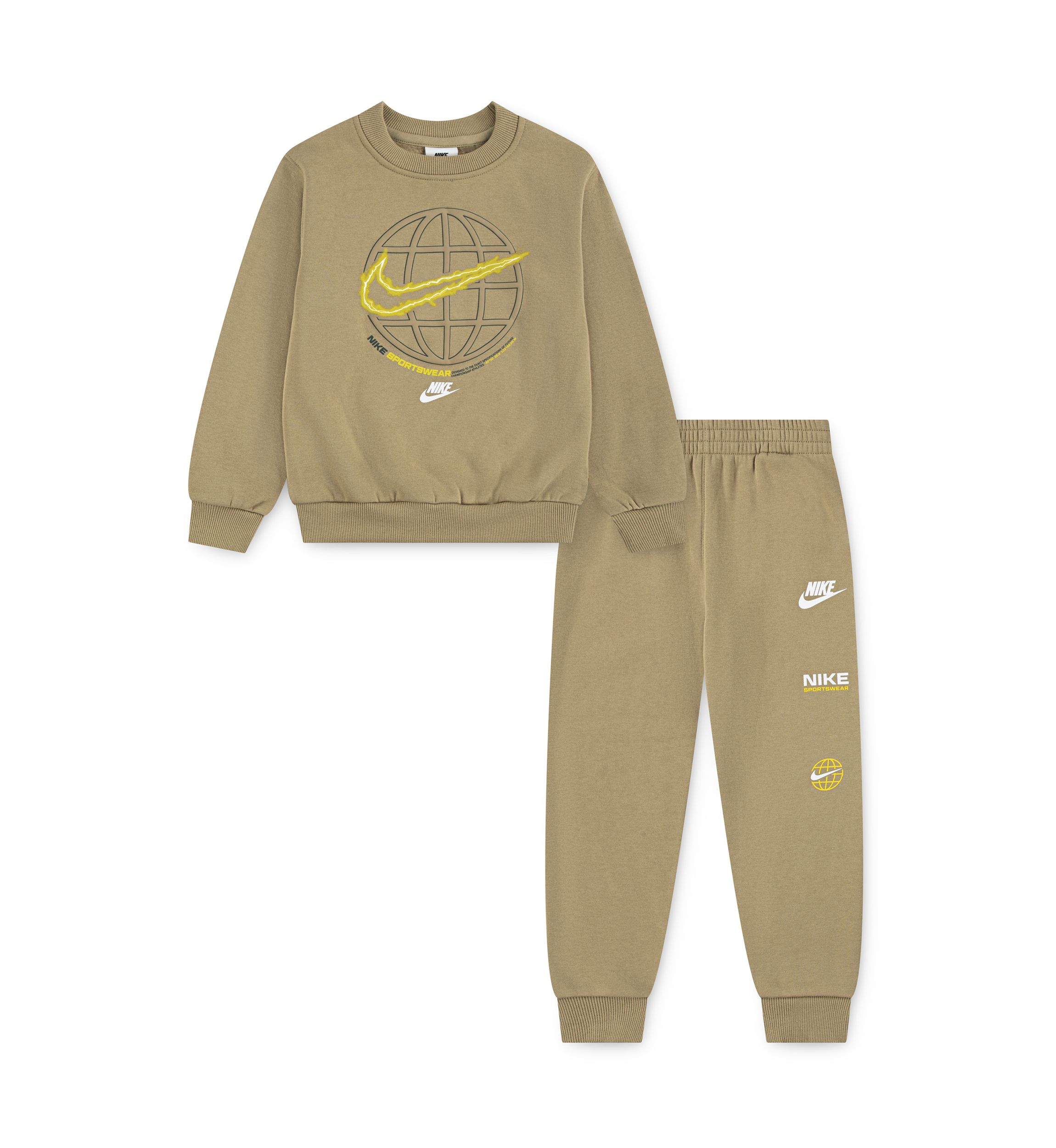 Boys 4-7 Fleece Crew Pant Set 
