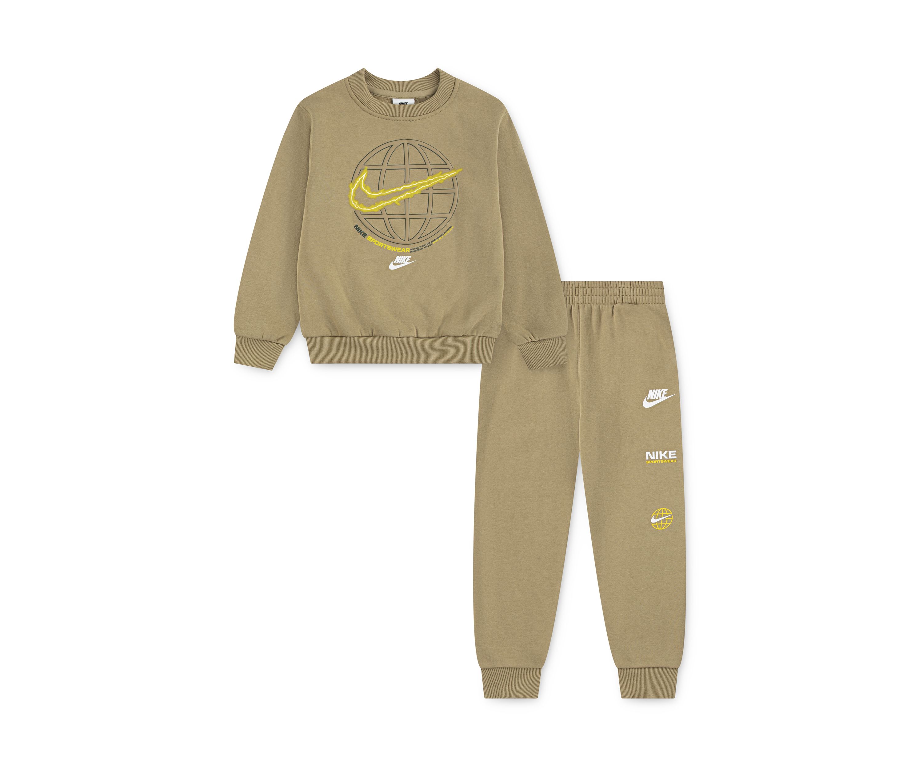 Boys 4-7 Fleece Crew Pant Set 