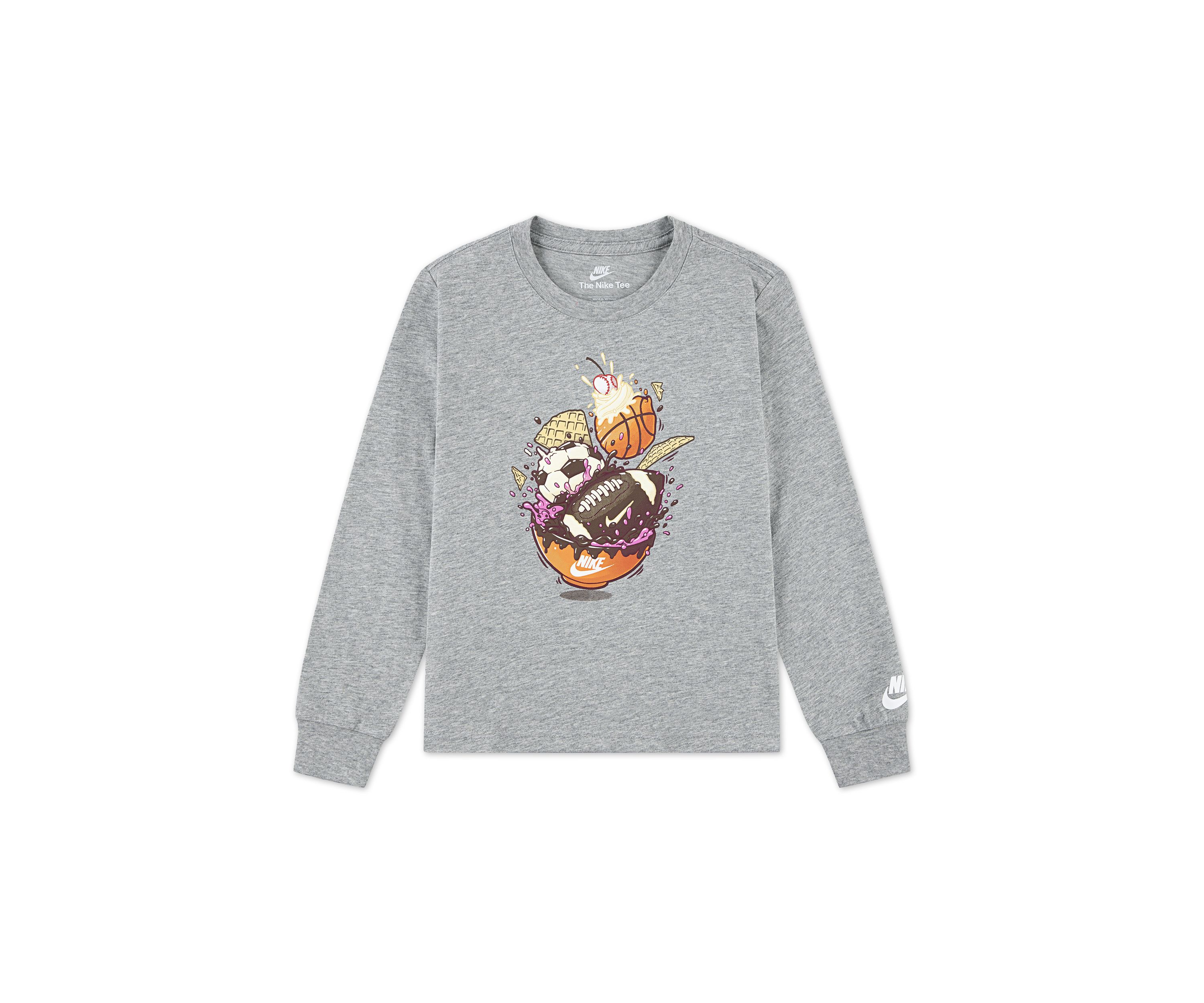 Boys 4-7 Long Sleeve Sports Graphic T-Shirt