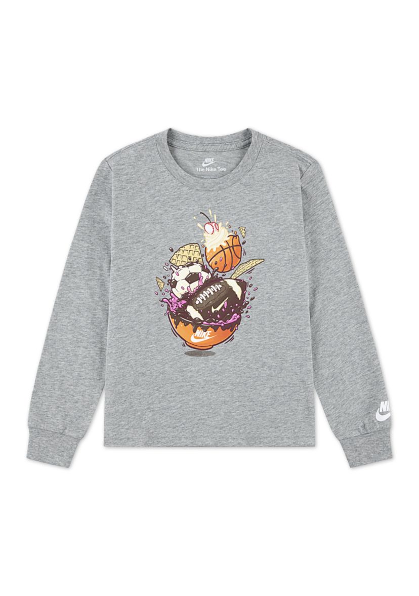 Boys 4-7 Long Sleeve Sports Graphic T-Shirt