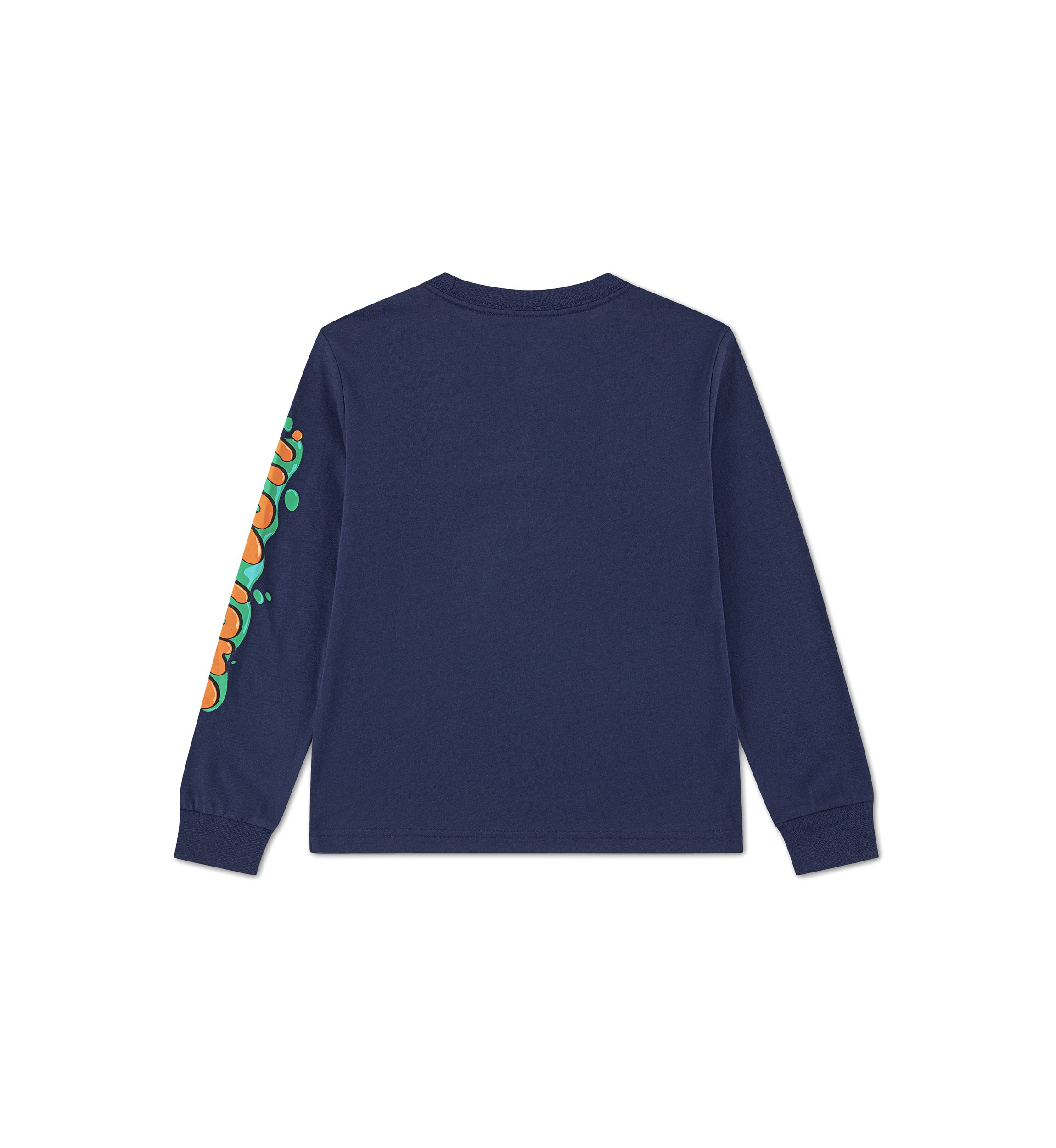 Boys 4-7 Long Sleeve Slime Graphic T-Shirt 