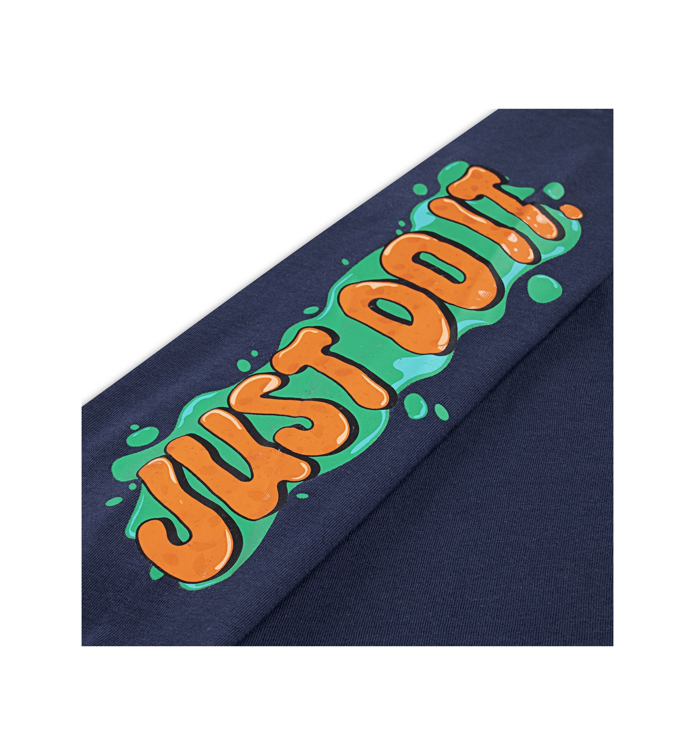 Boys 4-7 Long Sleeve Slime Graphic T-Shirt 