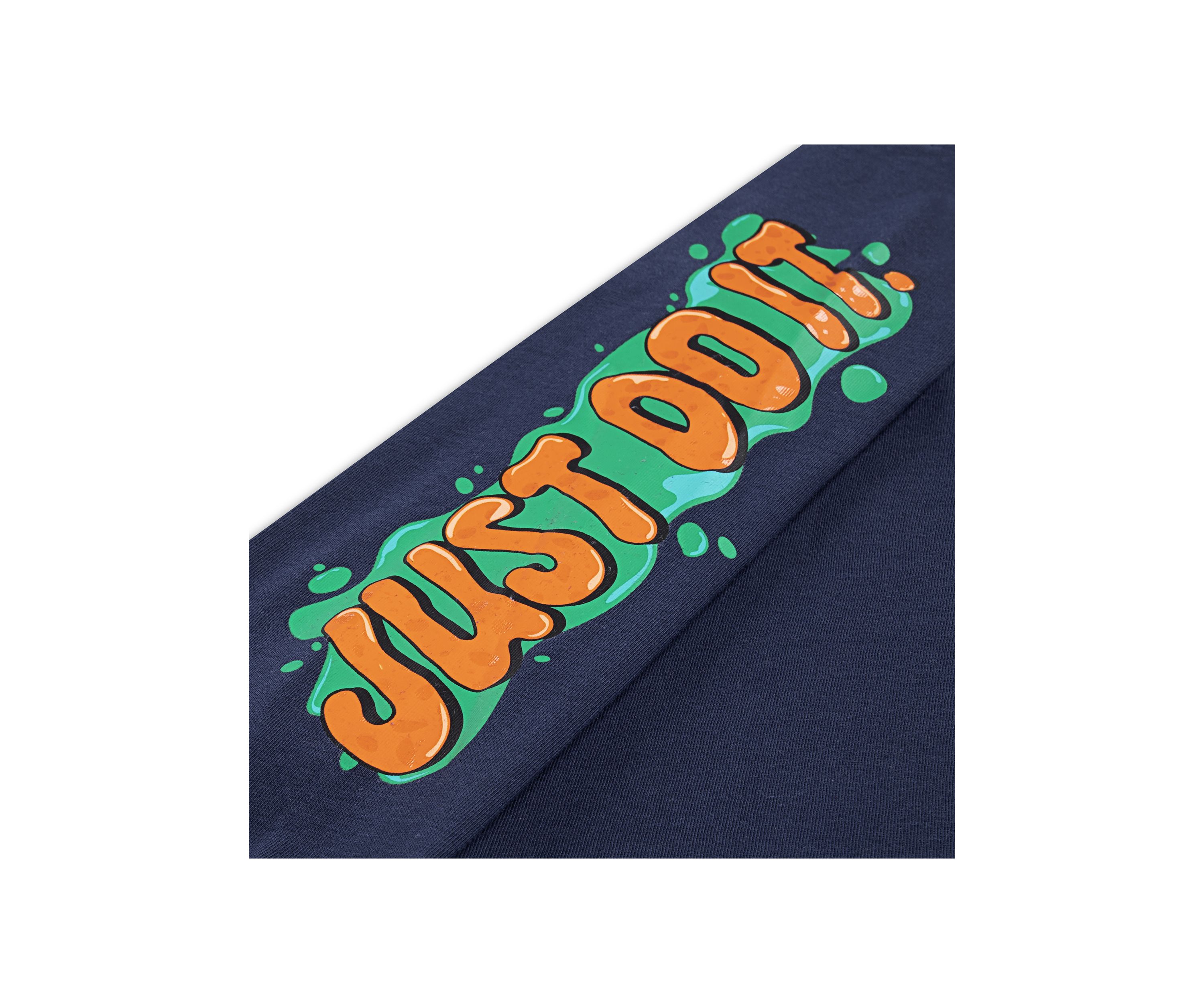 Boys 4-7 Long Sleeve Slime Graphic T-Shirt 