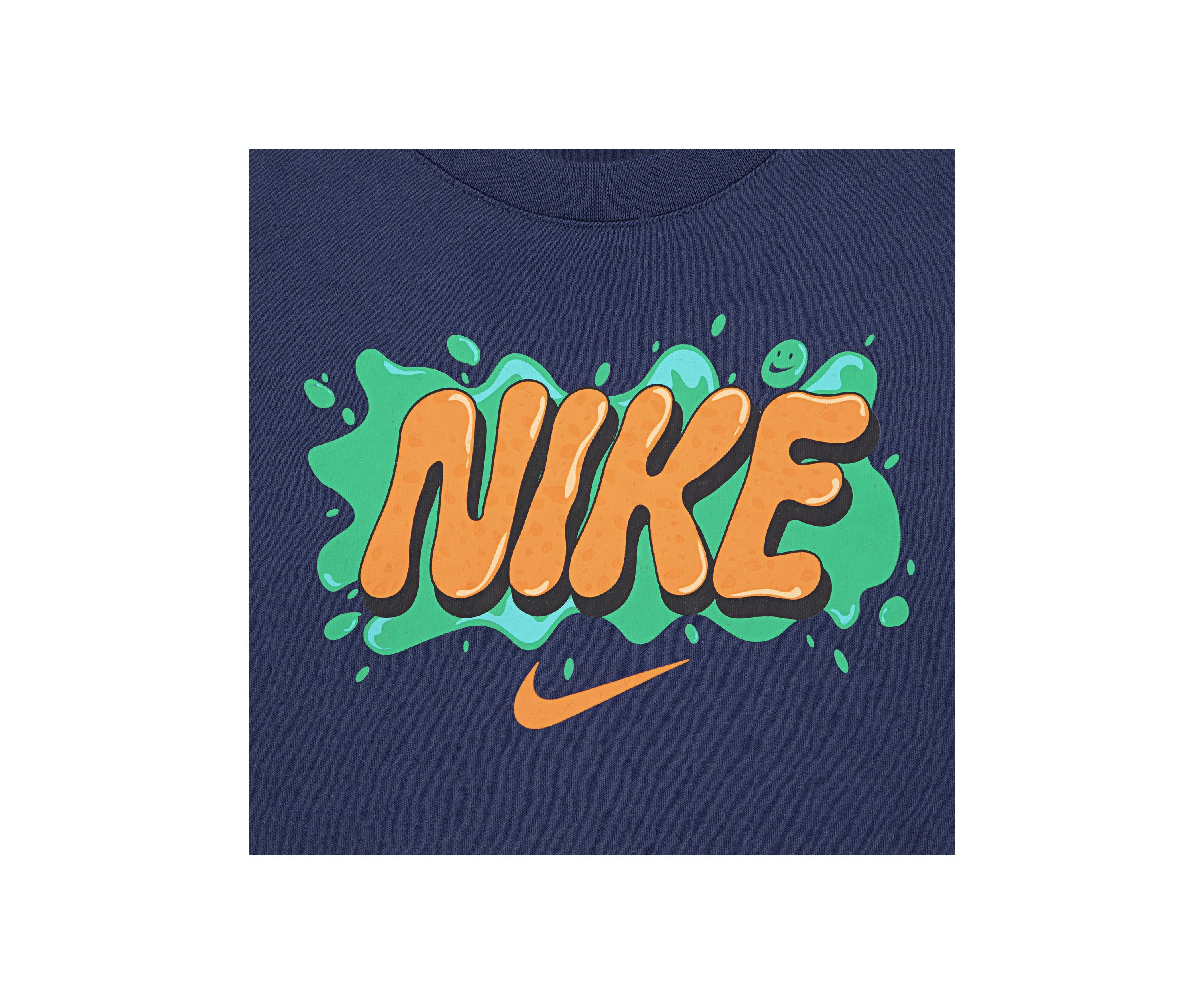 Boys 4-7 Long Sleeve Slime Graphic T-Shirt 