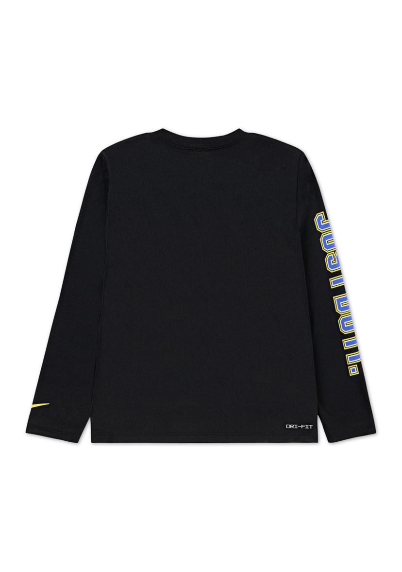 Boys 4-7 Football Long Sleeve Dri Fit T-Shirt