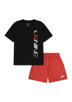 Nike BOYS 4-7 Shirt and Shorts Mesh Set