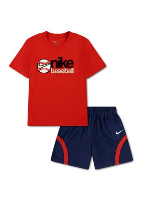 Nike Boys 4-7 Graphic T-Shirt and Shorts Set