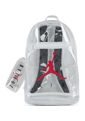 Michael Jordan Kids Clear Air Backpack with Pencil Holder