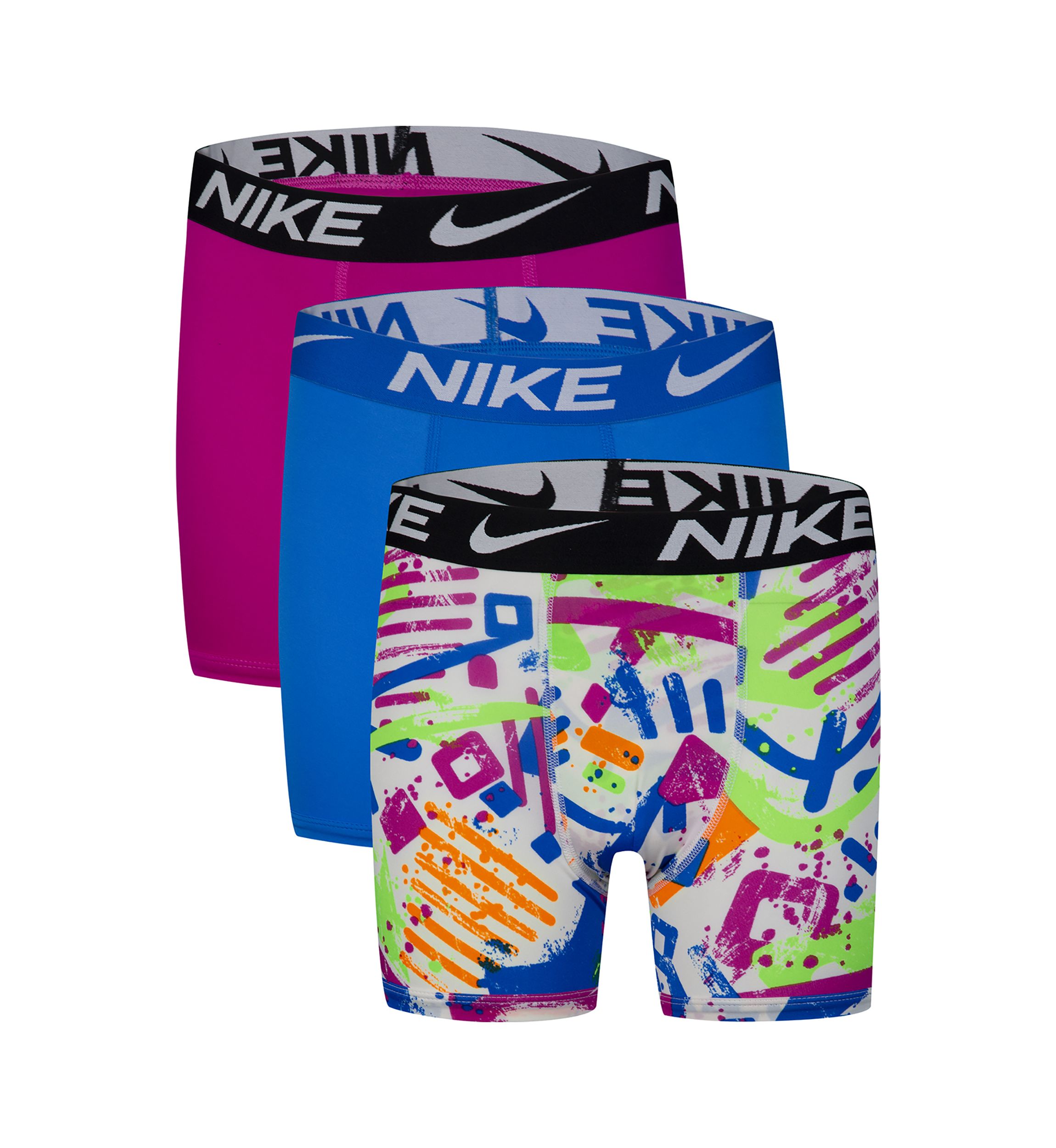Boys 8-20 Printed 3-Pack Boxer Briefs