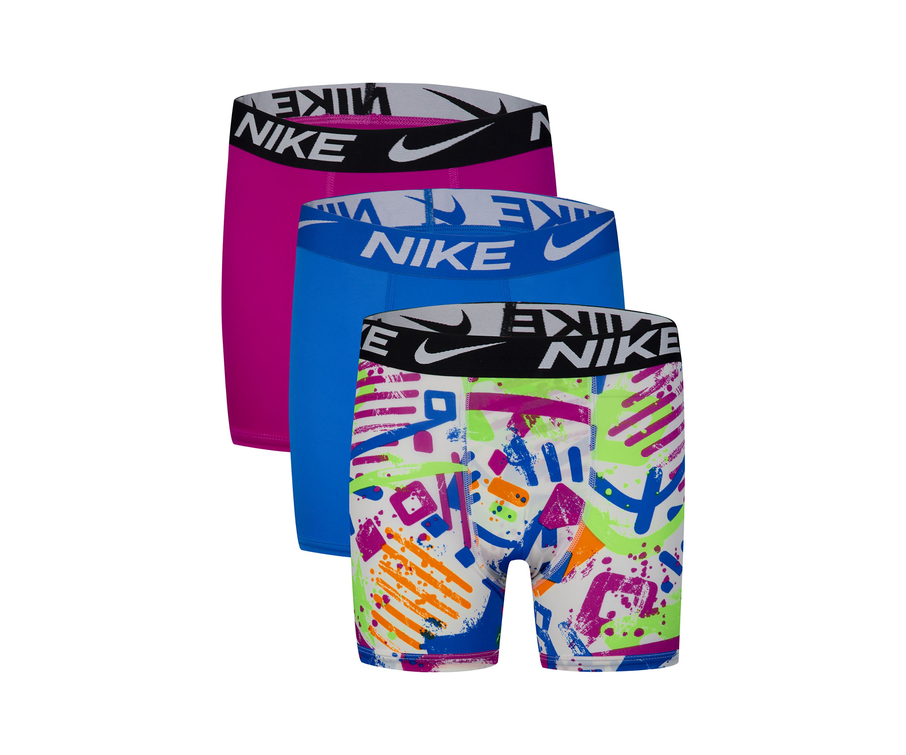 Boys 8-20 Printed 3-Pack Boxer Briefs