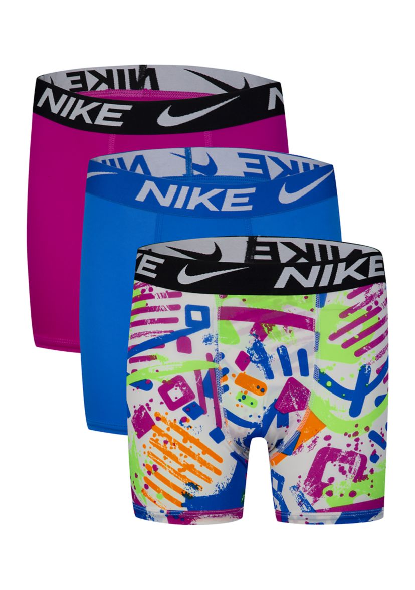Boys 8-20 Printed 3-Pack Boxer Briefs