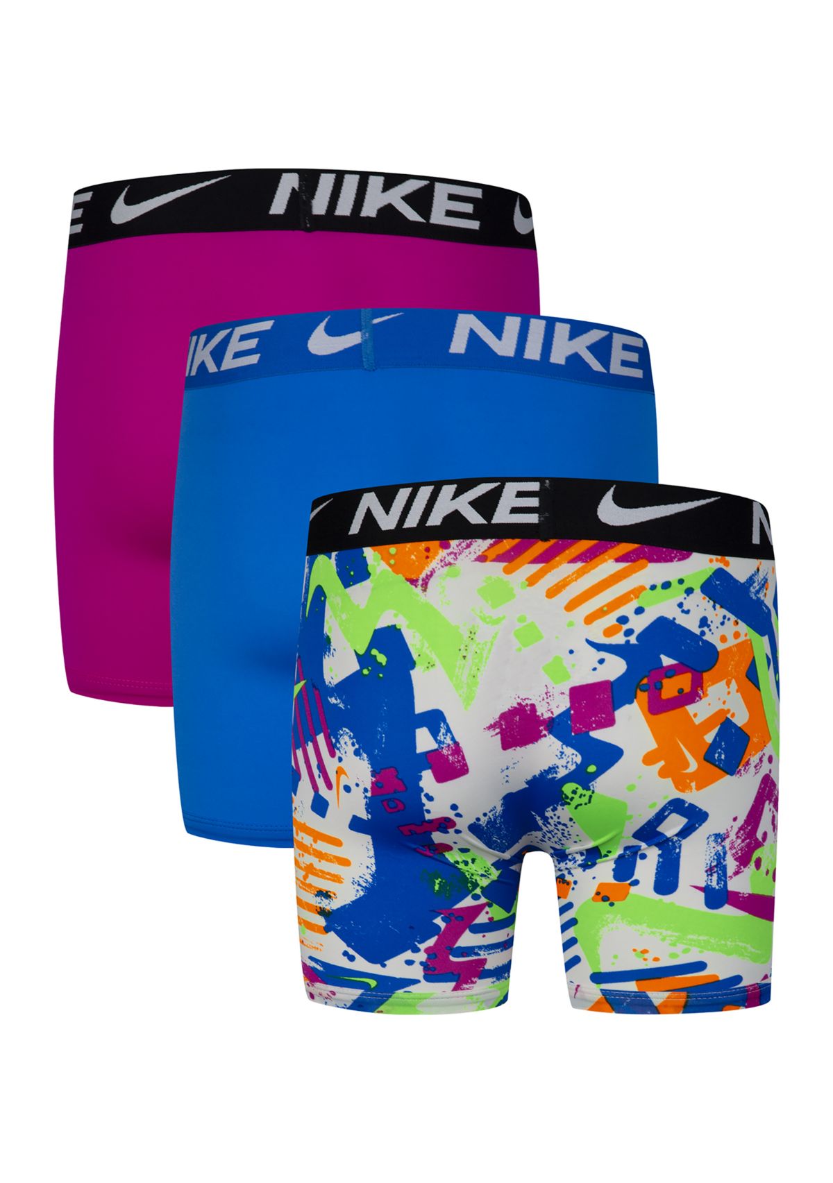 Boys 8-20 Printed 3-Pack Boxer Briefs