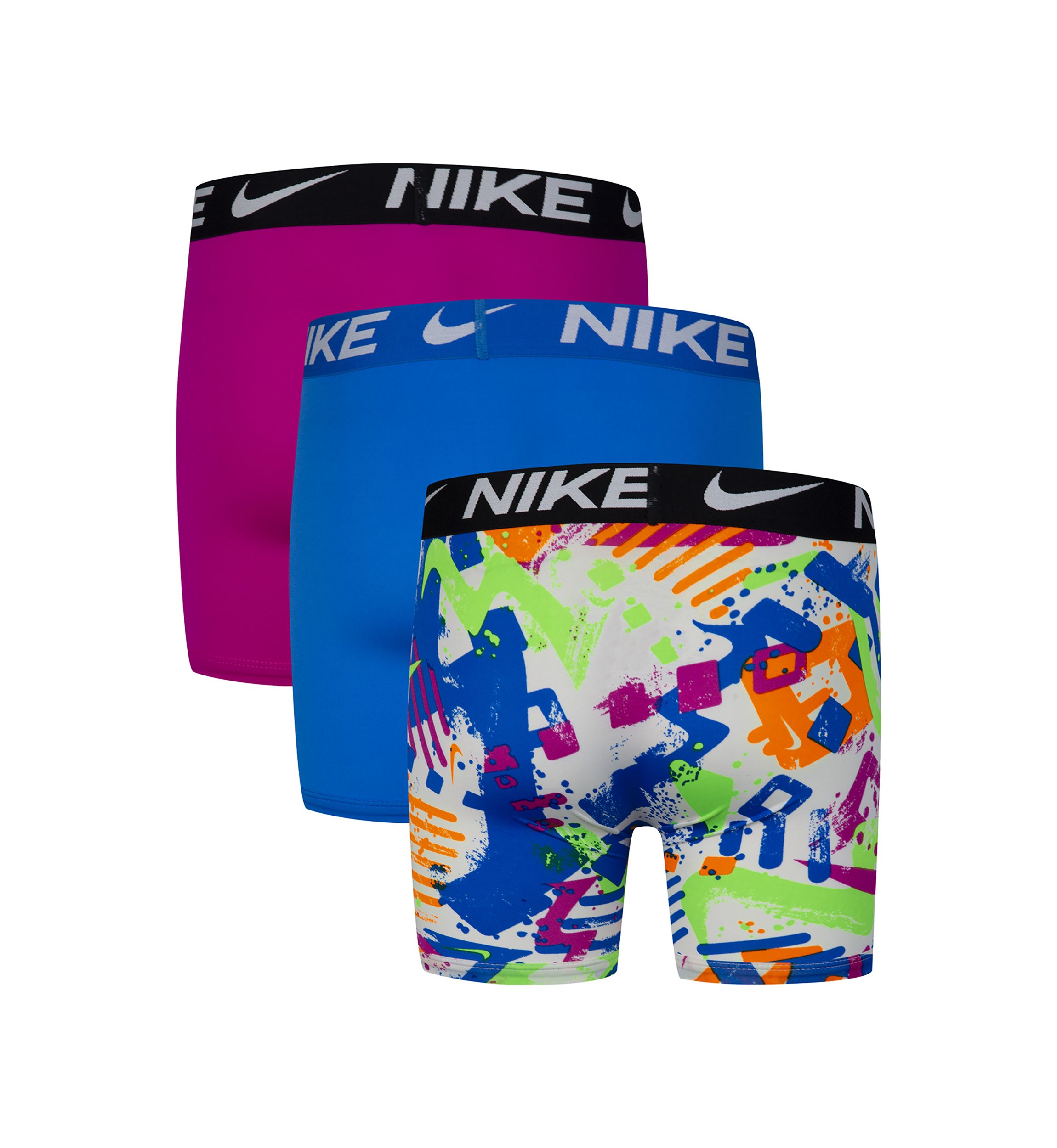 Boys 8-20 Printed 3-Pack Boxer Briefs