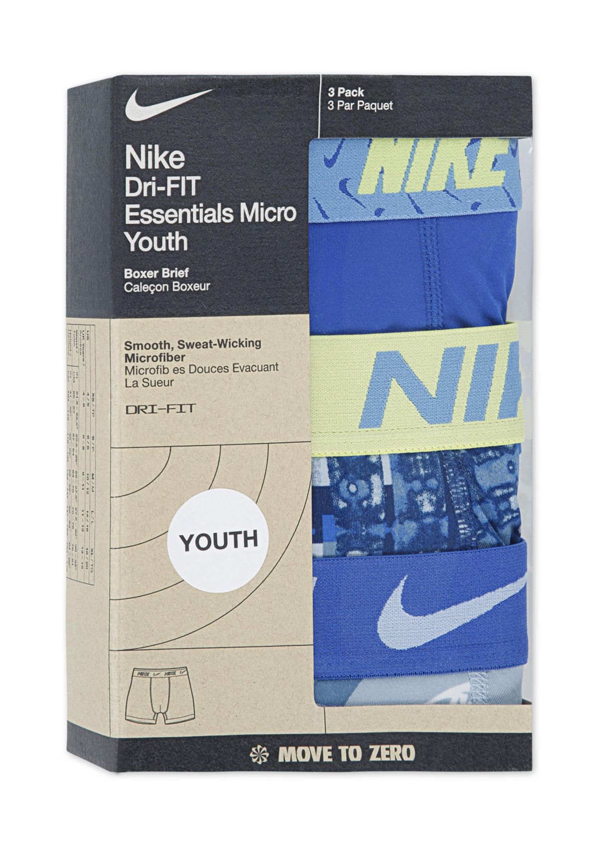 Boys 8-20 Collage Boxers - 3 Pack