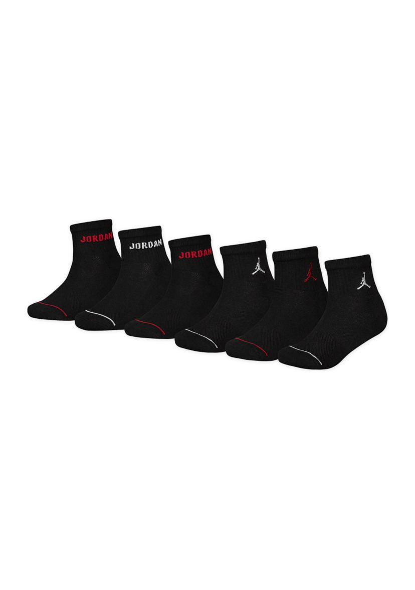 Boys Jordan Legend Ankle Socks - 6 Pack