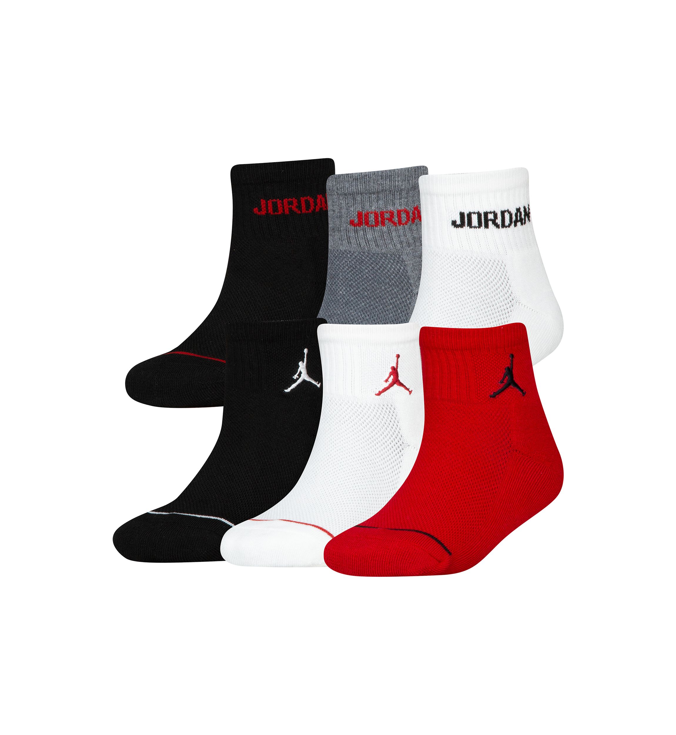 Boys Jordan Legend Ankle Socks - 6 Pack