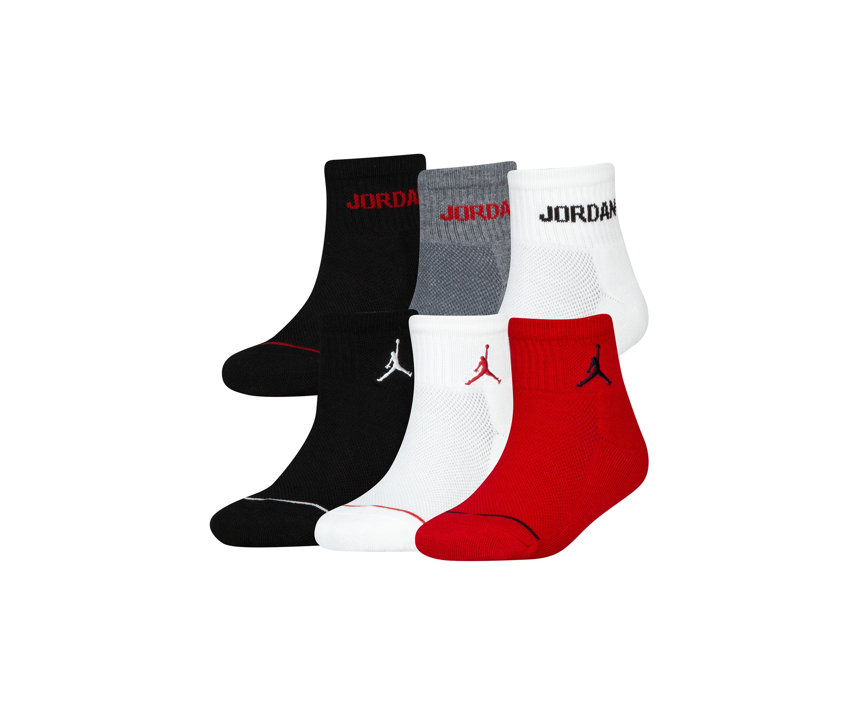 Boys Jordan Legend Ankle Socks - 6 Pack