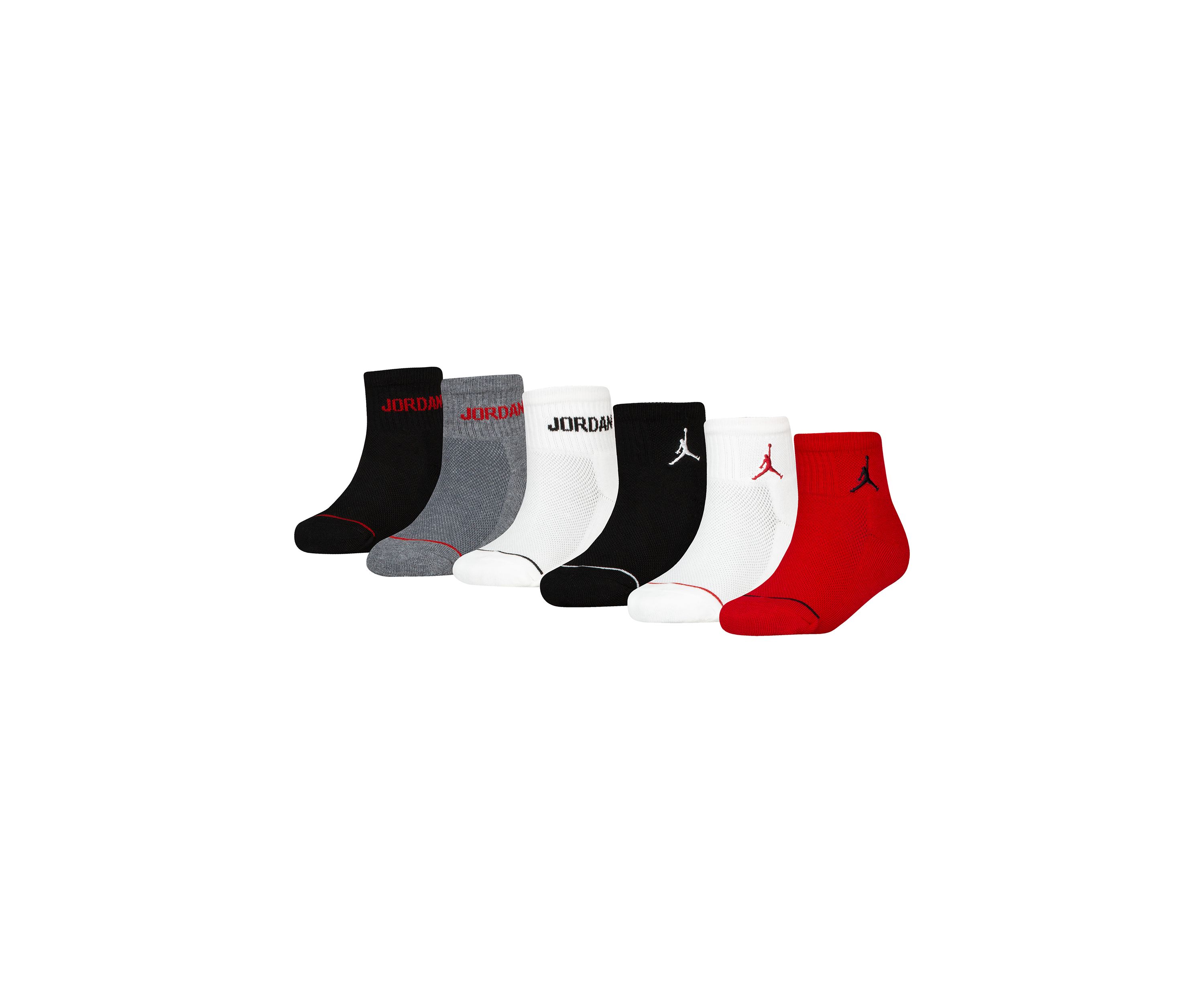 Boys Jordan Legend Ankle Socks - 6 Pack