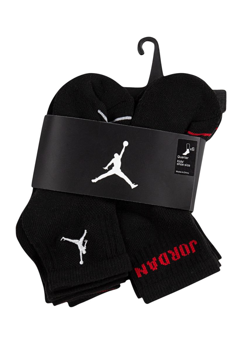 Boys Jordan Legend Ankle Socks - 6 Pack