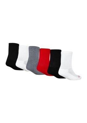 Jordan Legend Big Kids' Crew Socks (6 Pairs).