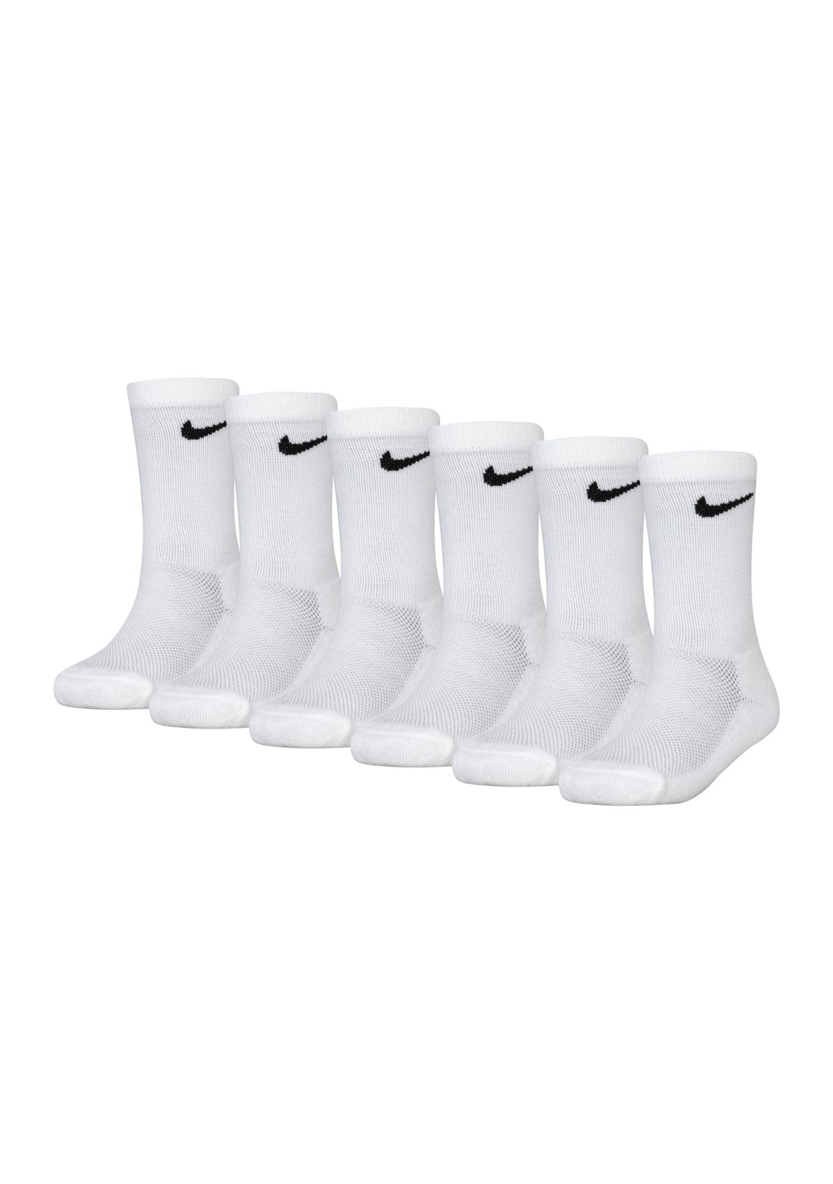 Boys 4-7 Mesh Cushion Crew Socks - 6 Pack