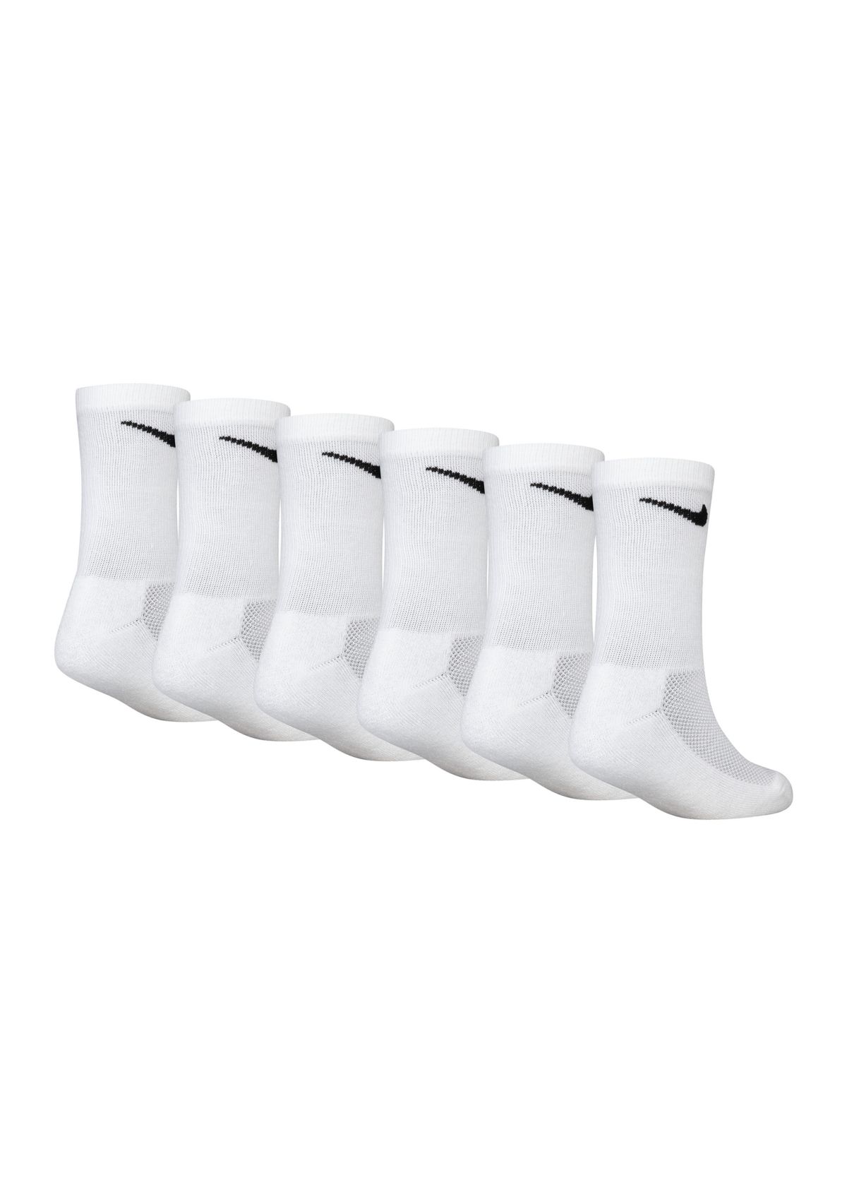 Boys 4-7 Mesh Cushion Crew Socks - 6 Pack