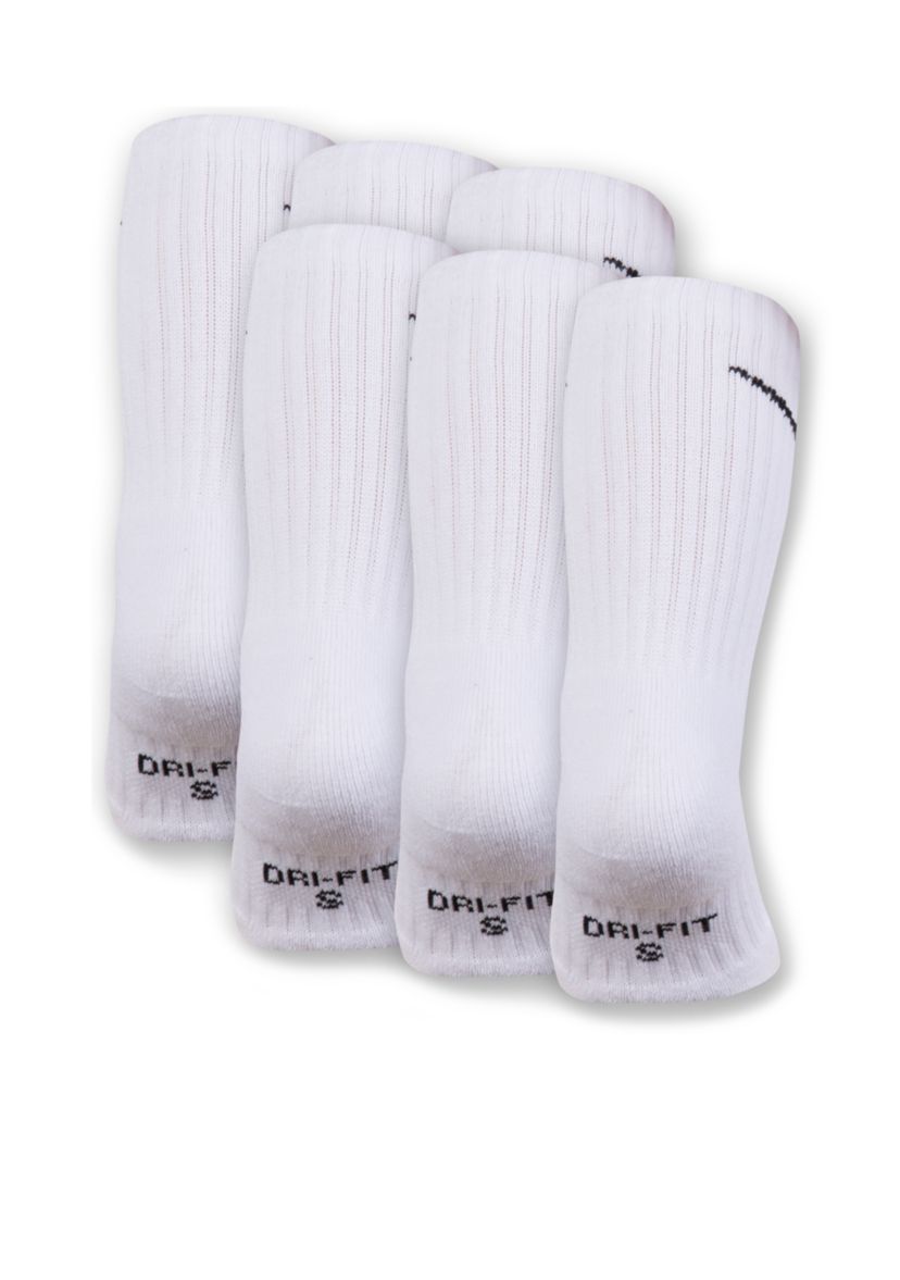 Boys 5-7 Dri-FIT Performance Basic Crew Socks 3-Pack