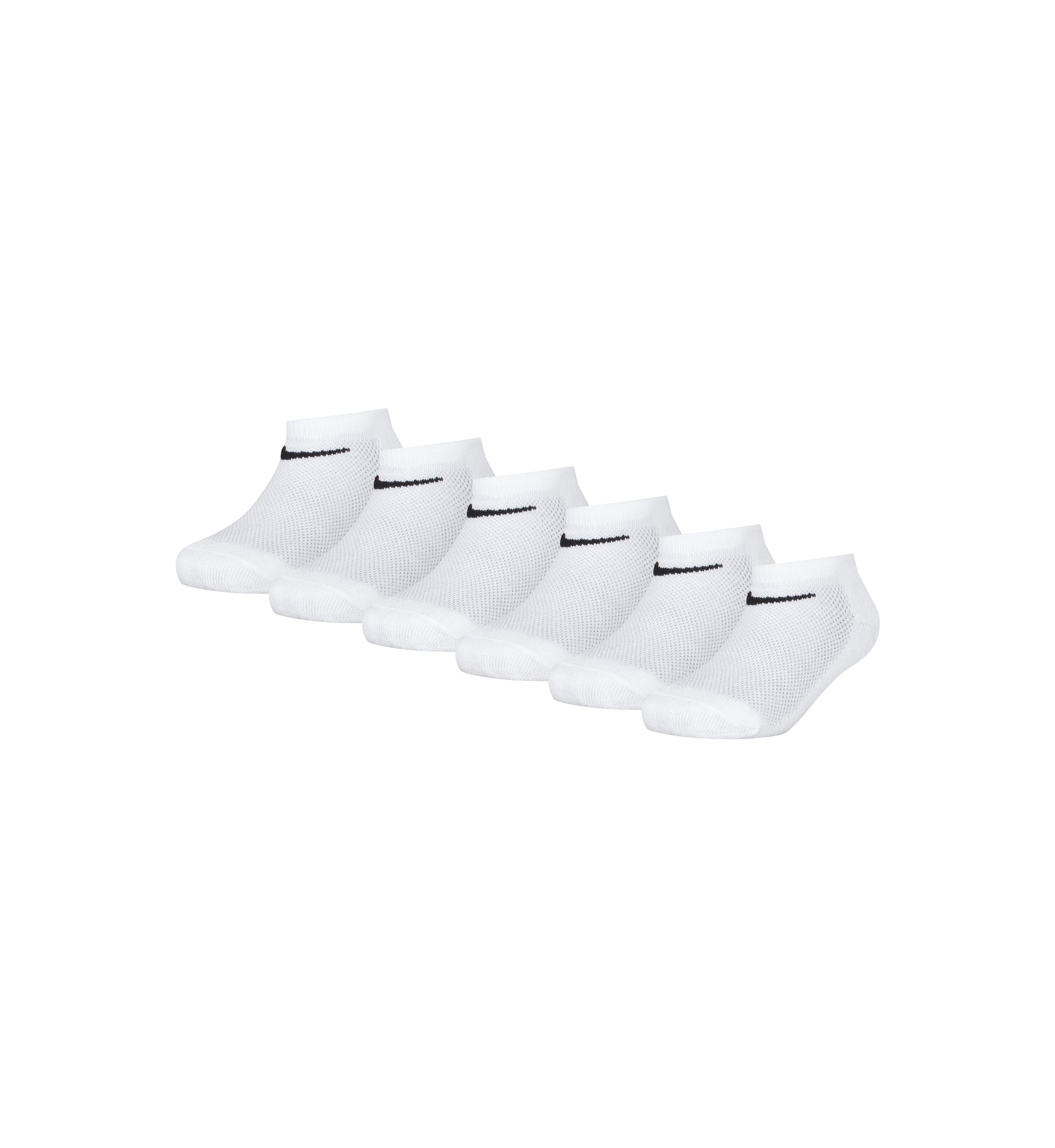 Boys 6-Pack Mesh Cushion No-Show Socks