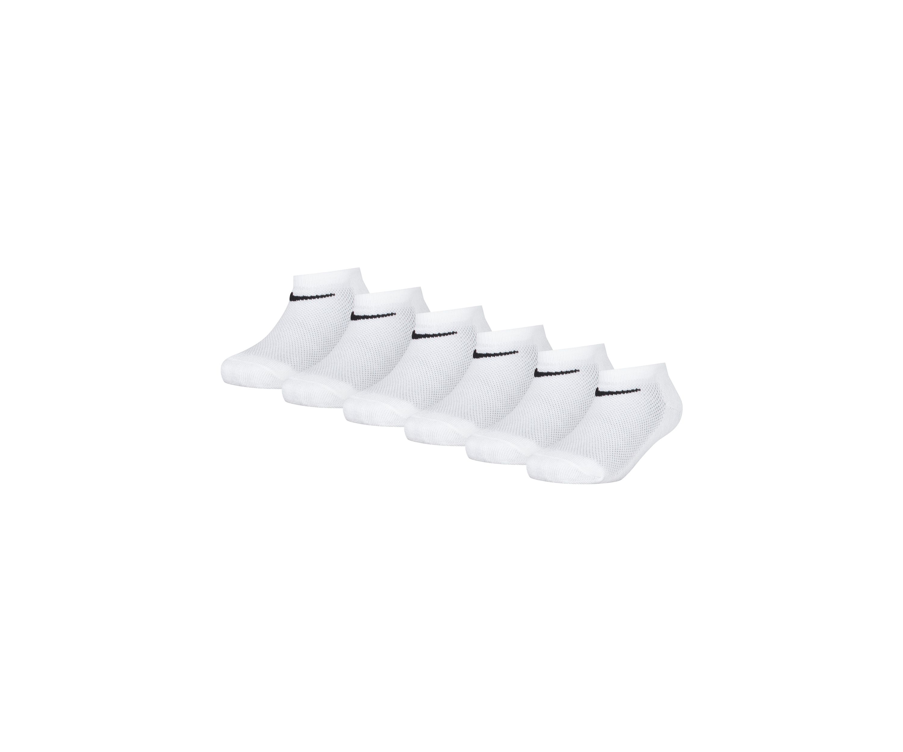 Boys 6-Pack Mesh Cushion No-Show Socks
