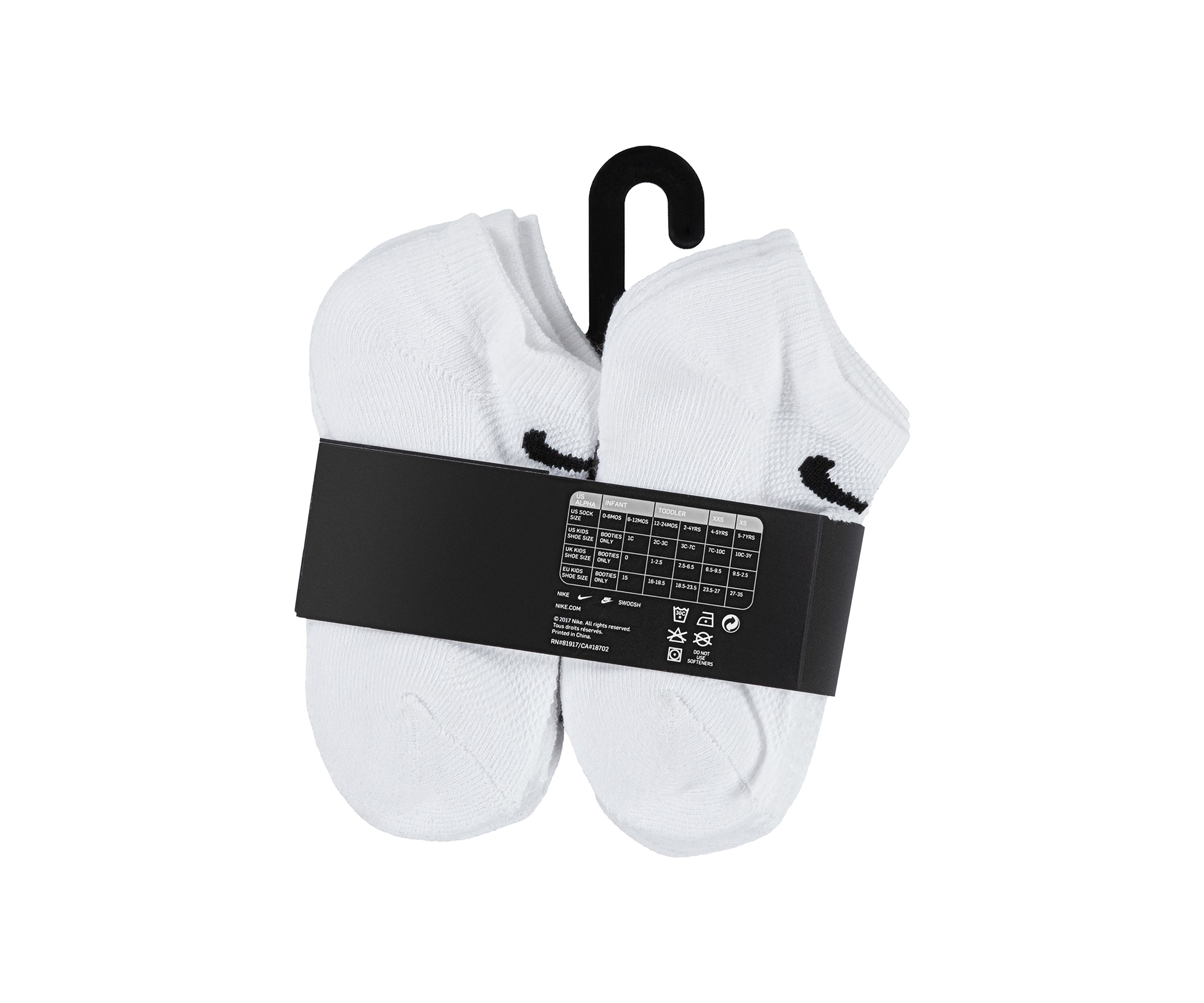 Boys 6-Pack Mesh Cushion No-Show Socks