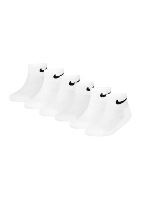 Nike Boys Mesh Cushion Ankle Socks - 6 Pack, 5 - 7