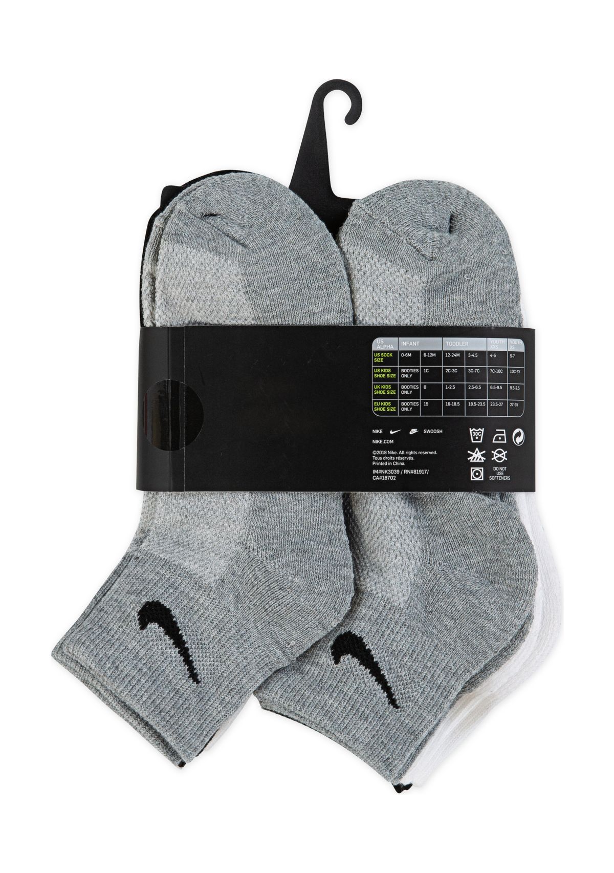 Boys Mesh Cushion Ankle Socks - 6 Pack