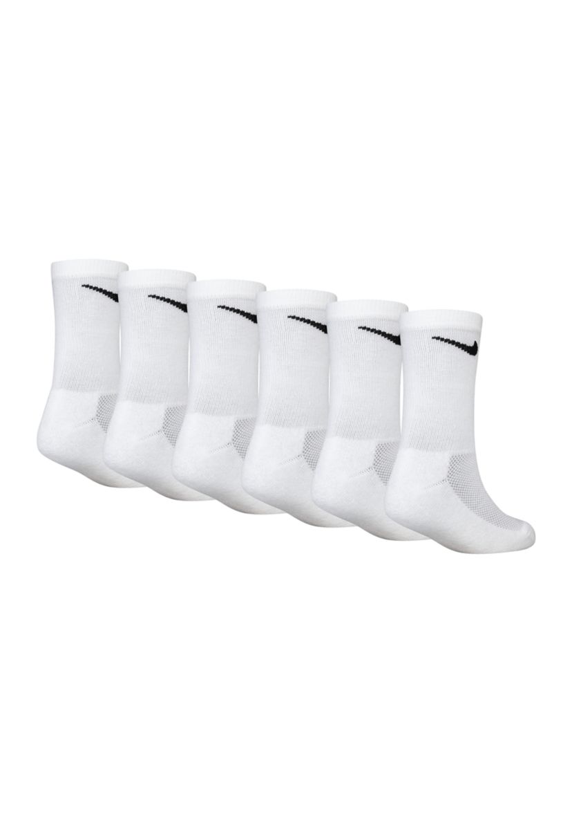Boys 4-7 Mesh Cushion Crew Socks - 6 Pack