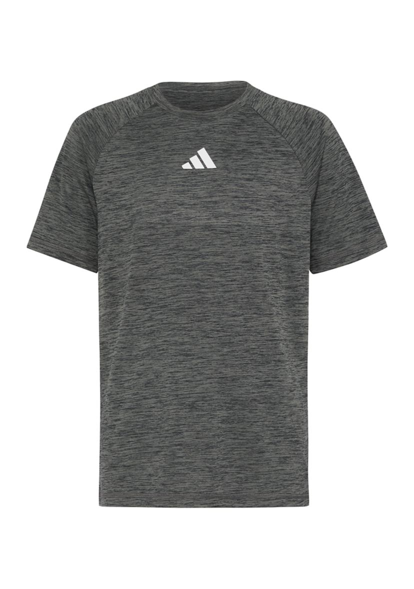 Boys 8-20 Short Sleeve Essential Poly Mélange T-Shirt