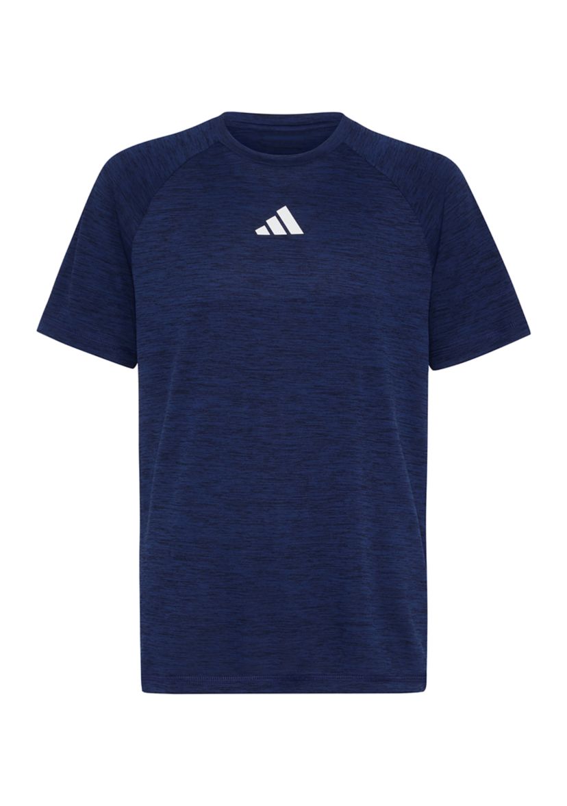 Boys 8-20 Short Sleeve Essential Polyester Mélange T-Shirt